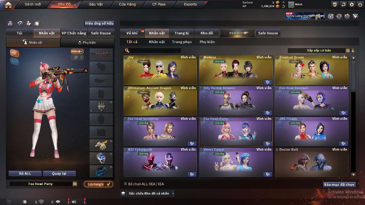shop acc cf uy tin gia re